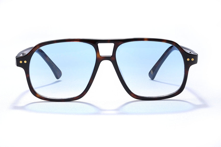 MORRISON | Brown Tortoise (Blue Fade)